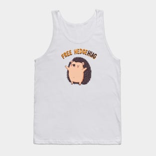 Cute hedgehog loves hugs Tank Top